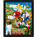 Sonic The Hedgehog 3D-Effekt Poster Catching Rings 26 x...