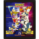 Sonic The Hedgehog 3D-Effekt Poster im Rahmen Select Your...
