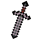 Minecraft Kunststoff-Replik Nether Sword 51 cm