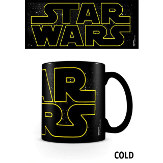 Star Wars Tasse mit Thermoeffekt Logo Characters