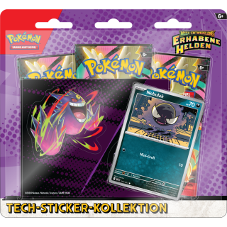 Pokémon - Tech-Sticker-Kollektion Mega-Entwicklung – Erhabene Helden Nebulak - deutsch